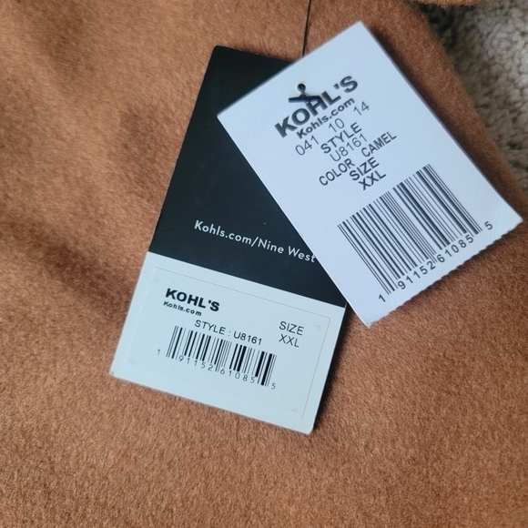 NWT Women's Nine West Single-Breasted Wool Blend Walker Jacket XXL - Picture 11 of 11